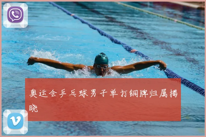 奥运会乒乓球男子单打铜牌归属揭晓