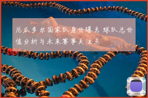 厄瓜多尔国家队身价曝光 球队总价值分析与未来赛事关注点